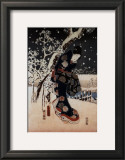 Snow Scene in the Garden of a Daimyo