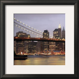 Buy Nightmood of Downtown Manhattan at AllPosters.com