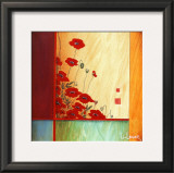 Along the Garden Wall Framed Art Print