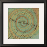 Mod Believe Framed Art Print