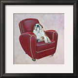 Buy Bulldog on Red at AllPosters.com