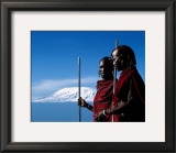 Buy Masai Warriors, Ambosiele Park, Kenya at AllPosters.com