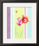 Flowers and Stripes I