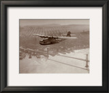 China Clipper in Flight over San Francisco, California 1939