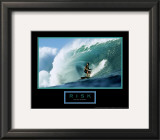 Risk: Surfer Framed Art Print