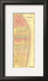 St. Louis Street Map, 1855