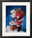 Santa in Chimney