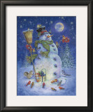 Buy Snowman's Feathered Fun at AllPosters.com