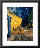 Buy The Caf&eacute; Terrace on the Place du Forum, Arles, at Night, c.1888 at AllPosters.com