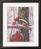 Buy Red Sled with Cardinals at AllPosters.com