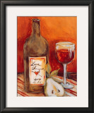 Picnic with Red Wine Framed Art Print