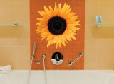 Single Sunflower Wall Decal