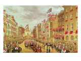 Wedding Procession of Edward, Prince of Wales and Princess Alexandra Driving Through the City