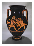 Buy Attic Red-Figure Belly Amphora Depicting the Abduction of Antiope with Theseus and Pirithous at AllPosters.com