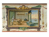 Buy Flavio Gioia of Amalfi, Inventor of the Compass, Stanza Della Mattematica, 1587-1609 at AllPosters.com
