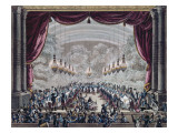 Buy Banquet Hosted by the Officers of the French Gardes Du Corps for Officers of the Flanders Regiment at AllPosters.com
