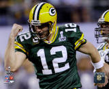 Aaron Rodgers Action from Super Bowl XLV (#19)