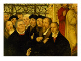 Buy Epitaph of Meienburg's Mayor Showing the Reformers' Group with Martin Luther, Philipp Menanchton at AllPosters.com