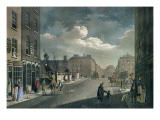 Buy View from Capel Street, Looking over Essex Bridge, Dublin, from 'A Set of Twenty Views of Dublin' at AllPosters.com