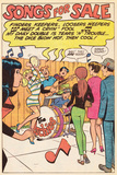 Archie Comics Retro: The Archies Comic Panel; Songs For Sale (Aged)