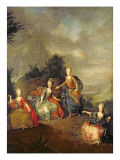 Buy Performance of the Opera by Gluck, 'Il Parnaso Confuso' at Schoenbrunn Palace on 24th January 1765 at AllPosters.com