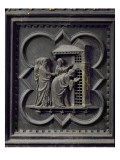 Buy Disciples Visit St John the Baptist, Thirteenth Panel of South Doors of Baptistery of San Giovanni at AllPosters.com