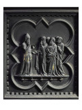 Buy Zechariah Is Struck Dumb, Second Panel of the South Doors of the Baptistery of San Giovanni, 1336 at AllPosters.com