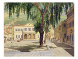 Commercial Square, the Commercial Library and the Main Guard, City of Gibraltar