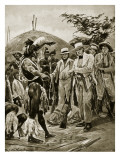 Buy The British in Natal, 1824, Illustration from 'Hutchinson's Story of the British Nation', C.1923 at AllPosters.com