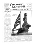 Buy Britannia Looks Out Upon the World as the Shadows Fall, Front Page of 'The Children's Newspaper' at AllPosters.com