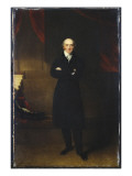 Buy Portrait of George Canning, Full Length, Wearing a Black Coat in an Interior with His Arms Folded at AllPosters.com