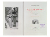 Frontispiece of 'Madame Bovary' by Gustave Flaubert, Engraved by Carlo Chessa