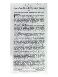 The Captain of the Mobs Declaration Or, their New Answer to Dr. Sacheverell, by Captain Tom, 1710 Giclee Print