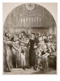 Buy Wycliffe Appearing before the Prelates at St. Paul's to Answer the Charge of Heresy in 1377 at AllPosters.com