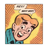 Archie Comics Retro: Archie Comic Panel; Hey! Why Not? (Aged)