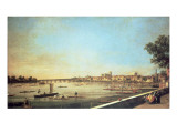 London, the Thames at Westminster and Whitehall from the Terrace of Somerset House, C.1750-51