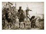 Buy The Battle of Quebec, 1759, Illustration from 'Hutchinson's Story of the British Nation', C.1923 at AllPosters.com