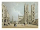 Buy Westminster Abbey and Hospital, from 'London as it Is', Engraved and Published by the Artist, 1842 at AllPosters.com