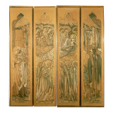 The Nativity, Cartoons for the Stained Glass Window at St. Deiniol, Hawarden, 1897 Giclee Print