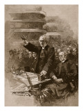 Buy The Archbishop of Canterbury at the Demonstration in the Royal Albert Hall, 1893 at AllPosters.com