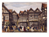 Buy Little Moreton Hall, Cheshire, from 'The Mansions of England in the Olden Time', 1839-40 at AllPosters.com