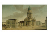 View of the Gendarmenmarkt with the French Playhouse and Cathedral, Berlin, 1788