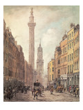 Buy View of Fish Street Hill, Monument and St. Magnus the Martyr from Gracechurch Street, London, 1795 at AllPosters.com