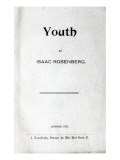 Buy Title Page to 'Youth', a Collection of Poems by Isaac Rosenberg, First Edition 1915 at AllPosters.com
