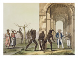 Buy Plantation in Surinam, Illustration from 'Le Costume Ancien Et Moderne' by Jules Ferrario, C.1820 at AllPosters.com