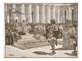 Buy Caractacus before Claudius, Illustration from 'Cassell's Illustrated History of England' at AllPosters.com