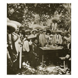 Buy General Gonzalez Negotiating with Emiliano Zapata on Behalf of President Carranza at AllPosters.com