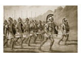 A Macedonian Phalanx, Illustration from 