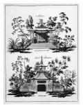 Buy An Alcove and a Cool Retreat, from 'Chinese Architecture, Civil and Ornamental', Published 1759 at AllPosters.com