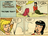 Archie Comics Retro: Betty and Veronica Comic Strip; Picture That (Aged)